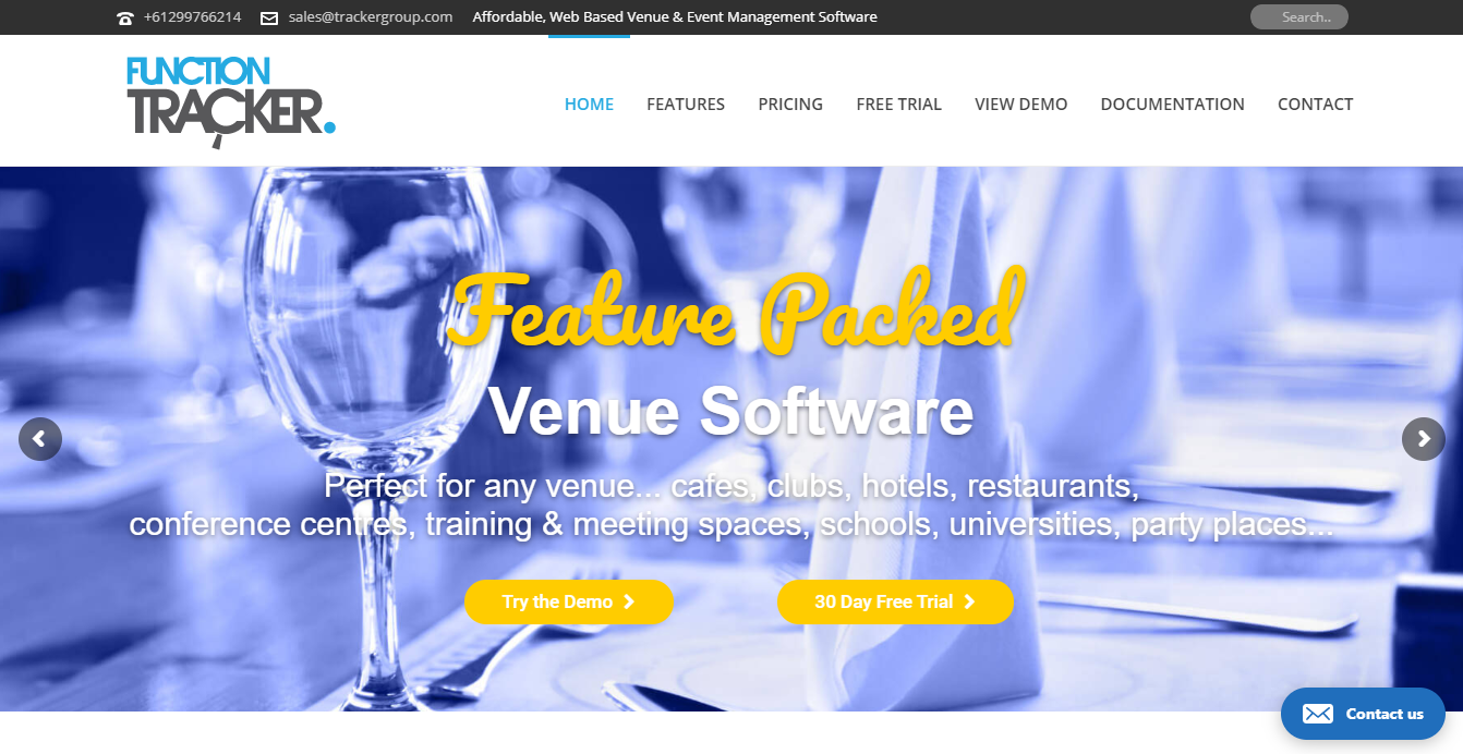 Venue and event management software
