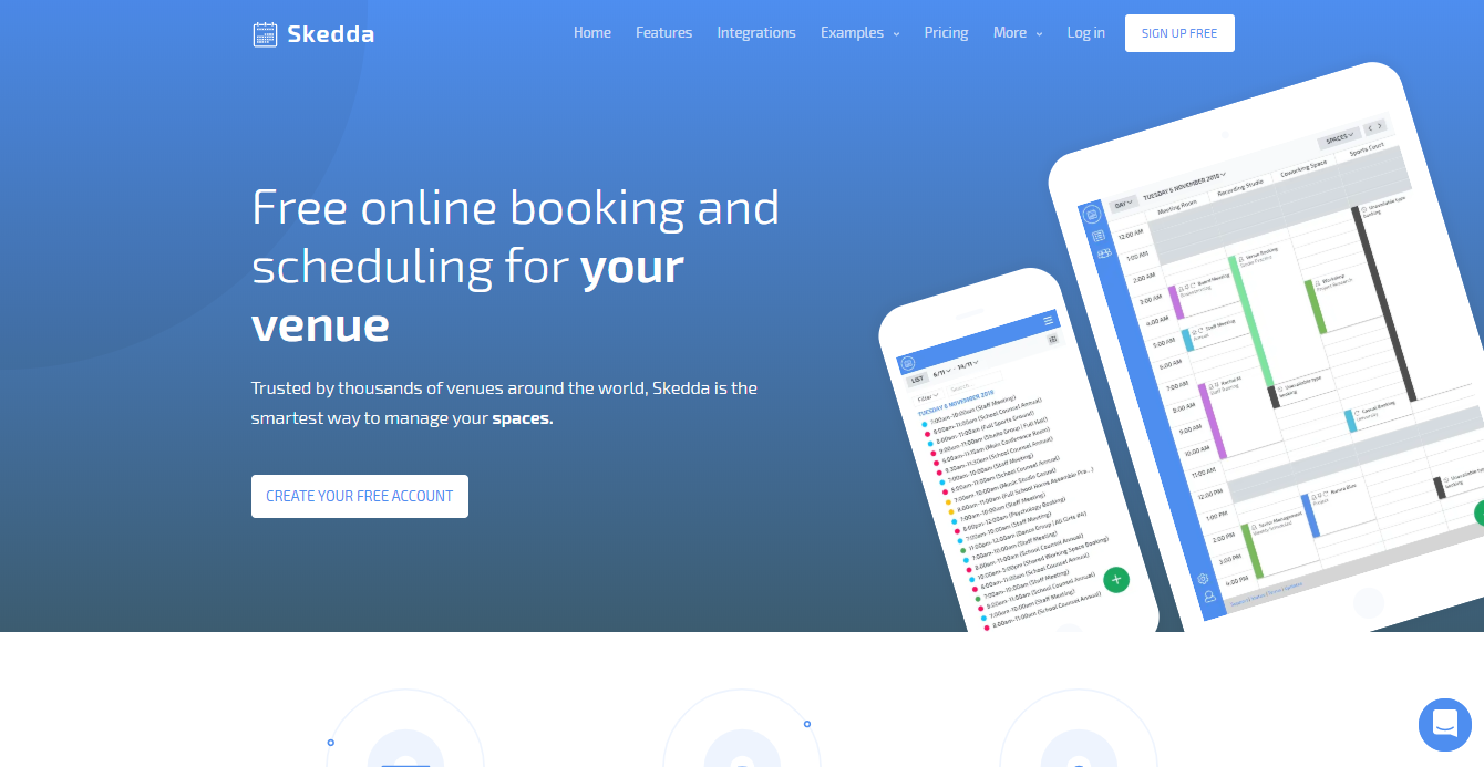 Venue booking software skedda